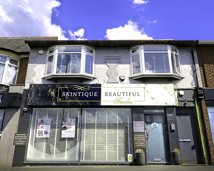 exterior of skintique beautiful smiles
